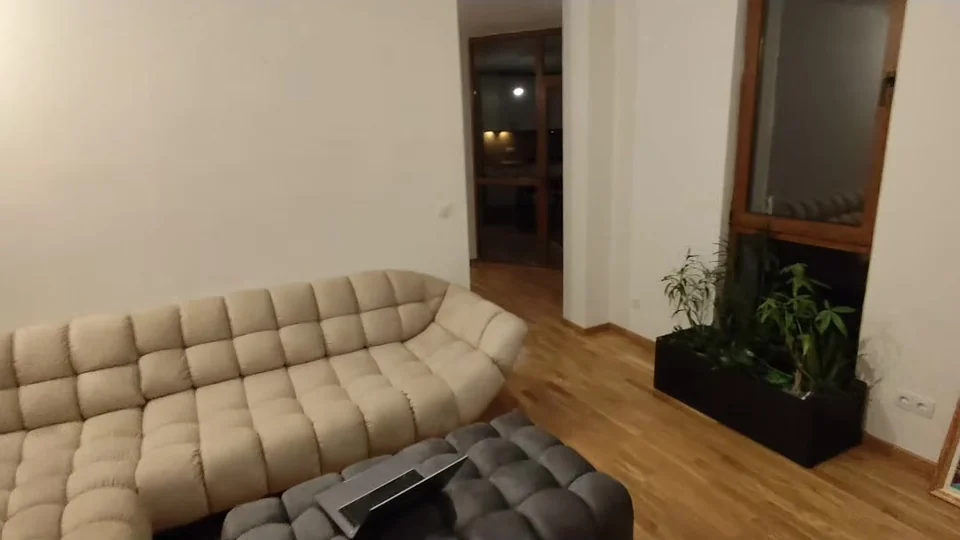 A502: Living area and balcony doors (video still)