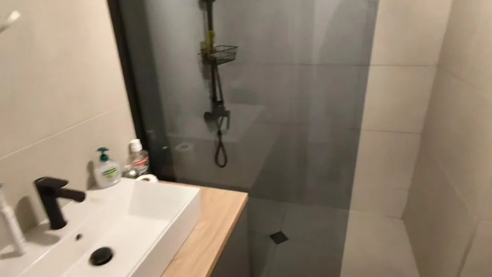 A502: Shower room and basin (video still)