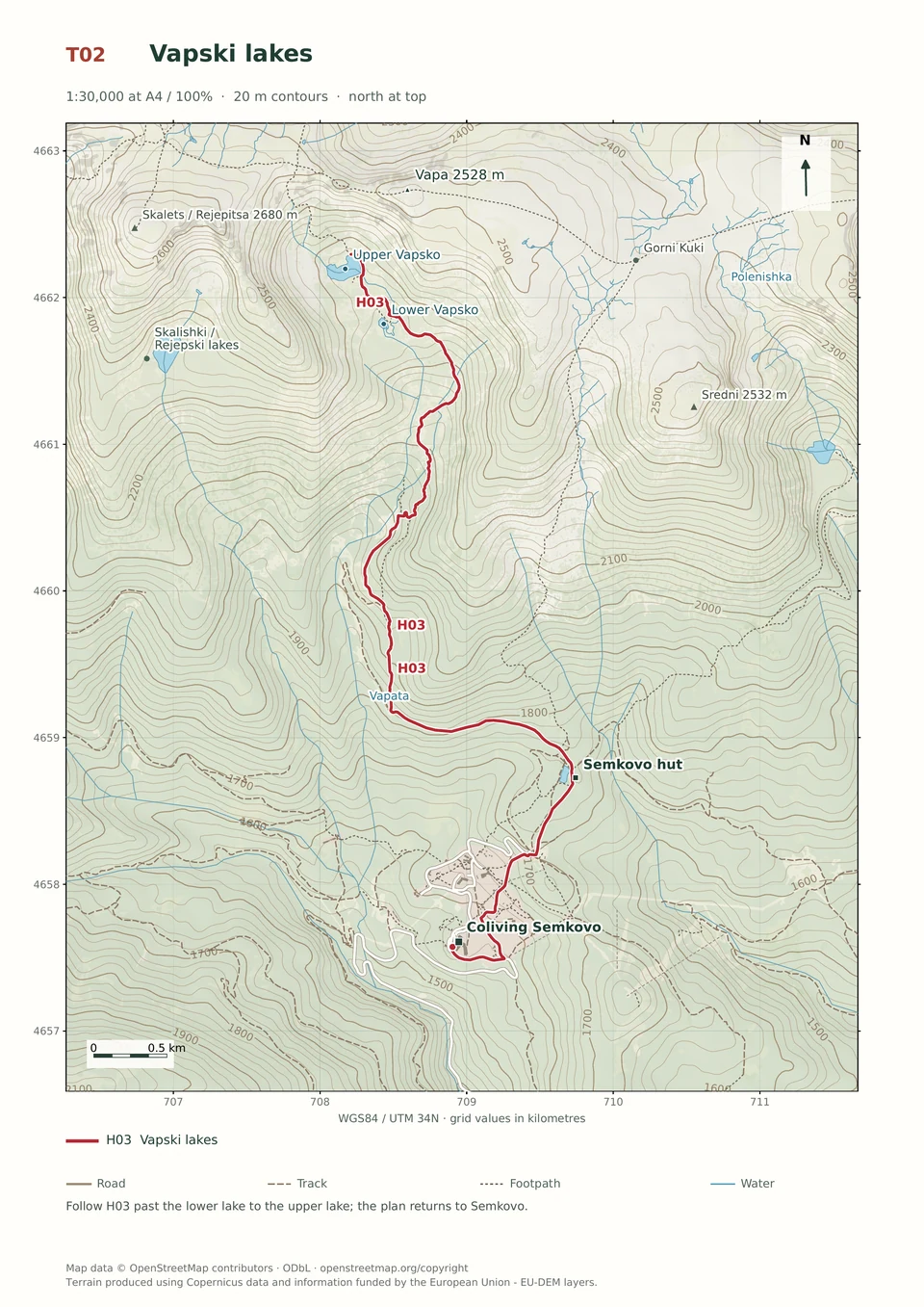 T02 / Vapski lakes