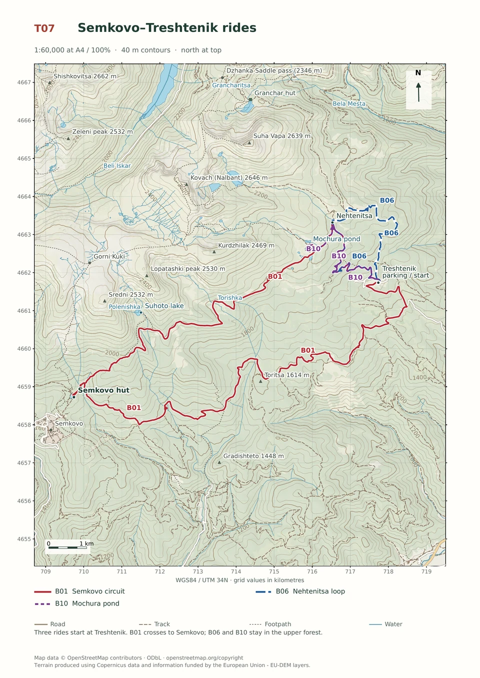 T07 / Semkovo–Treshtenik rides