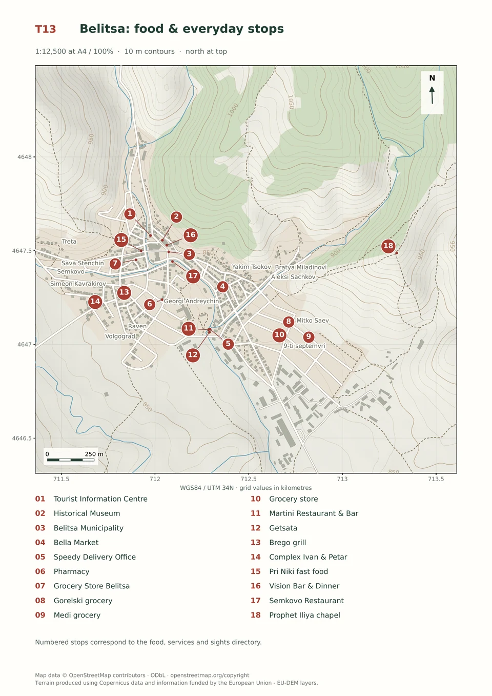 T13 / Belitsa: food & everyday stops