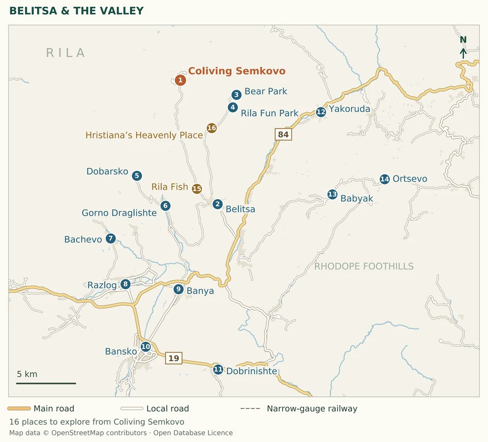 Belitsa and the valley