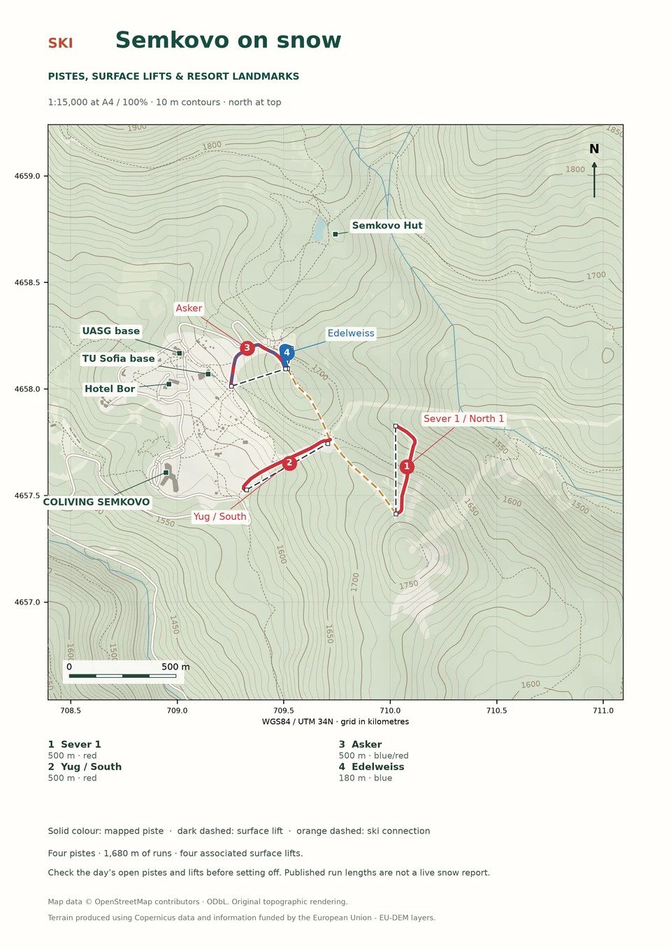 map-ski / Semkovo on snow